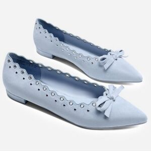 Elegant Light Blue Women's Flats size 7, 8